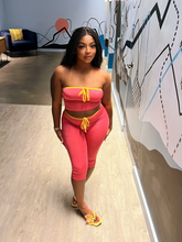 Load image into Gallery viewer, Pink Lemonade Capri Set
