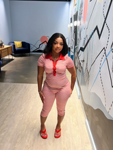 Load image into Gallery viewer, Candy Cane Curve Jumpsuit
